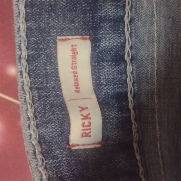 True religion Ricky straight Big T flap jeans size 32 - Picture 3 of 6